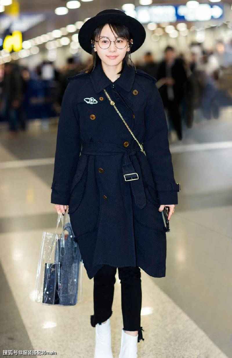 矮就不能穿大衣了吗？王子文的增高术了解一下，3招显高又时髦