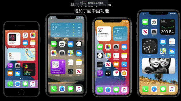 苹果推出iOS14：三项重要更新