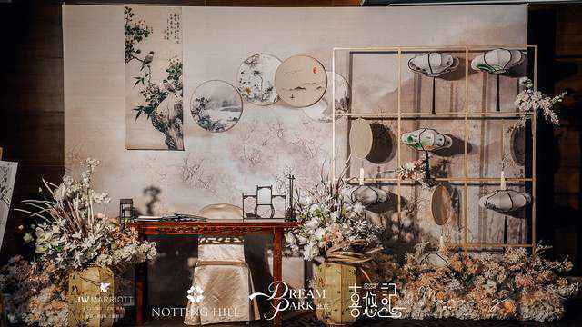 2020北京粤财JW万豪酒店锦绣年华冬季婚礼沙龙静态展
