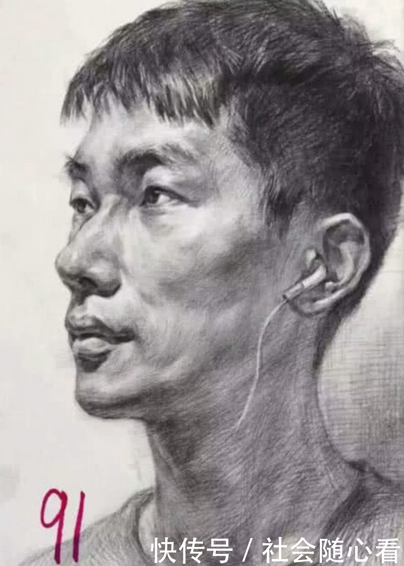 美术生高分卷VS低分卷，差距看不出来，网友：不懂行看不懂！