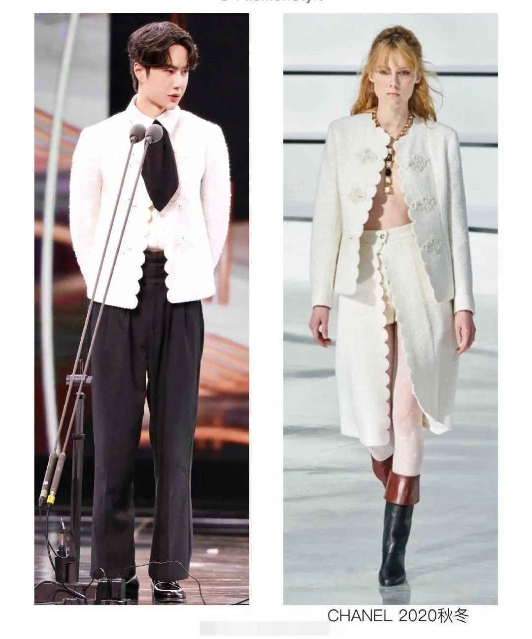 同穿奢牌，王一博只借到女款，陈伟霆却受青睐男款加身，差距立现