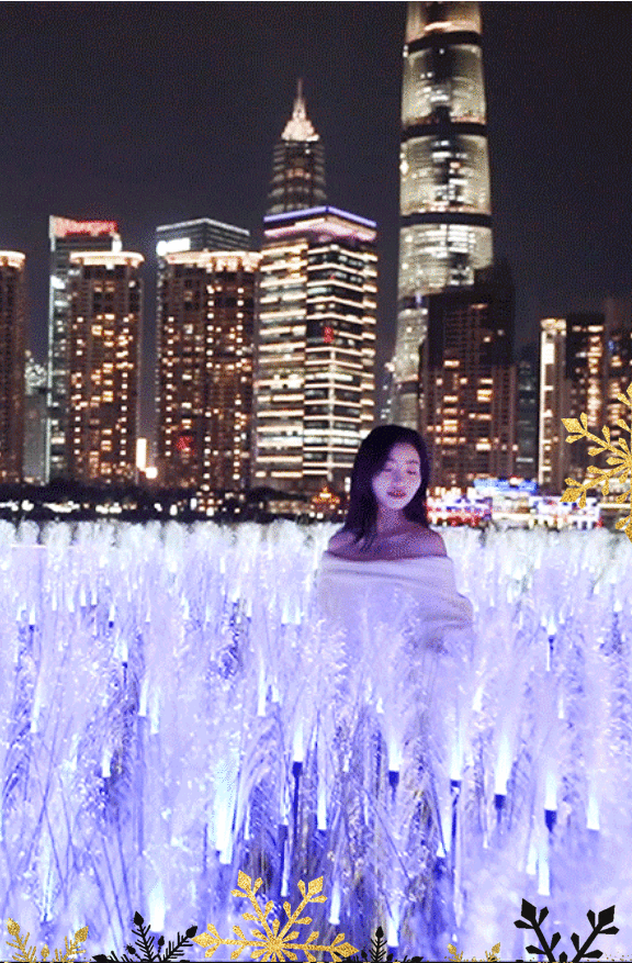 150㎡梦幻夜光花园惊艳外滩，带来露台光影圣诞晚宴！