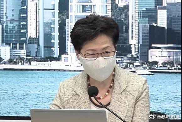 港媒：林郑月娥称目前没有银行户口 每天用现金买东西