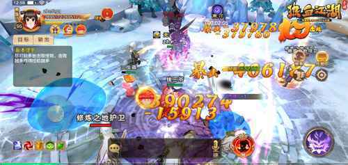 逆天神武 《热血江湖手游》霸王鬼面甲伏魔花灵剑双双觉醒