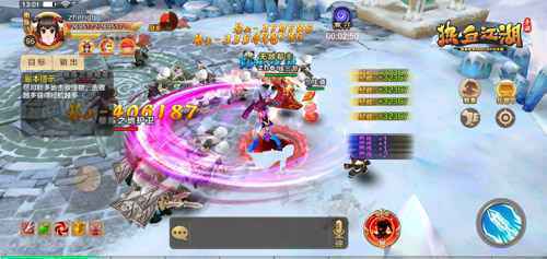 逆天神武 《热血江湖手游》霸王鬼面甲伏魔花灵剑双双觉醒