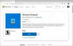 Microsoft Store可以获得Windows记事本应用