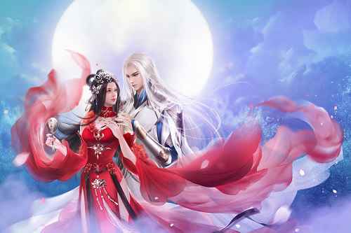 月下盟心，《风起长安》情缘海报首发