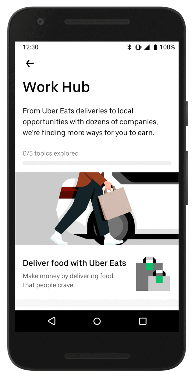 帮助司机找到共享职位 Uber 推出 Work Hub