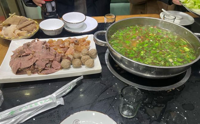 石记跷脚牛肉，味道鲜美，汤汁浓郁